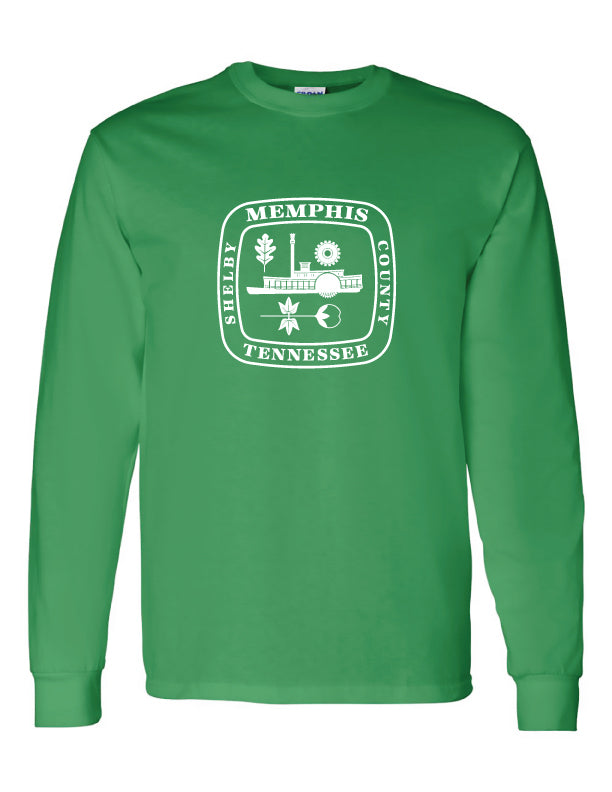 CITY OF MEMPHIS COTTON SHIELD L/S TEE