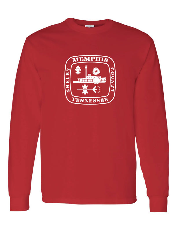 CITY OF MEMPHIS COTTON SHIELD L/S TEE