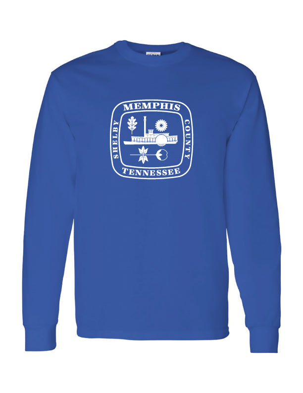 CITY OF MEMPHIS COTTON SHIELD L/S TEE