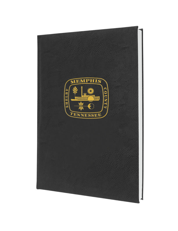 7" x 9 3/4" Leatherette Journal-Lined Paper - SHIELD