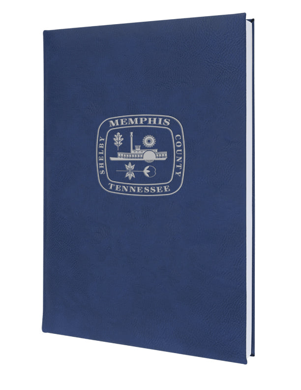7" x 9 3/4" Leatherette Journal-Lined Paper - SHIELD