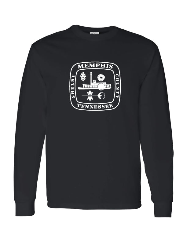 CITY OF MEMPHIS COTTON SHIELD L/S  TEE