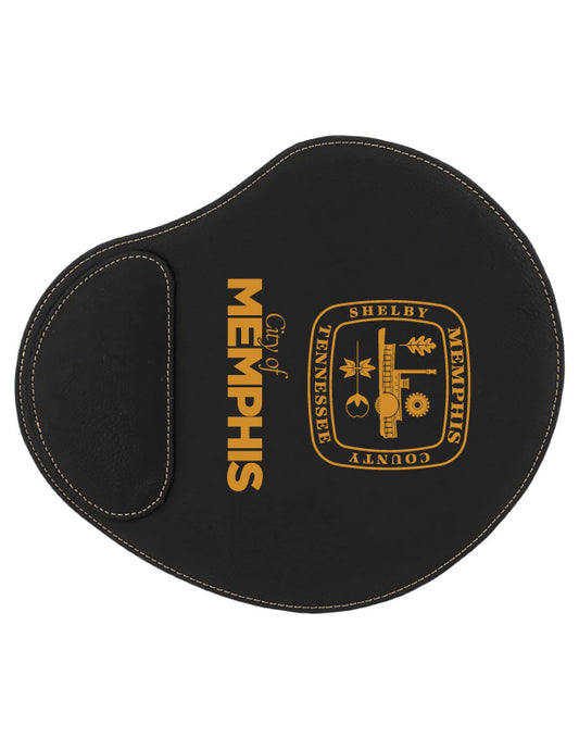9" x 10 1/4"  Laserable Leatherette Mouse Pad