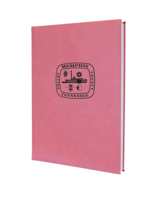 7" x 9 3/4"   Leatherette Journal-Lined Paper - SHIELD